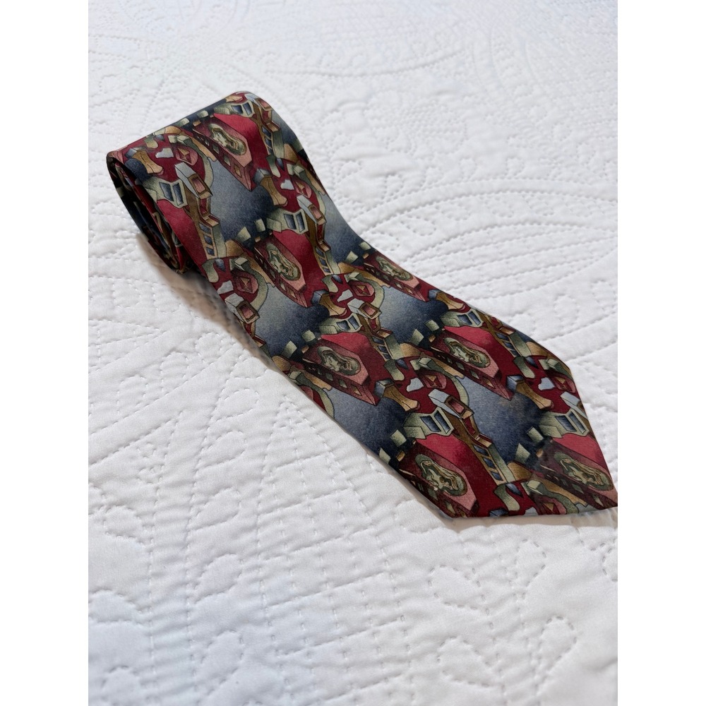 J. Garcia Mens Tie Lizard Board Collection Eight Necktie Abstract‎ Art READ